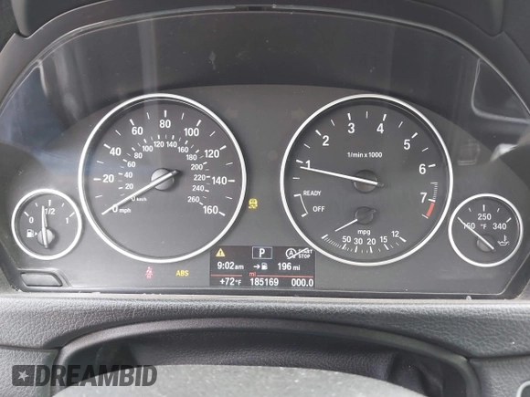 2015 BMW 3 Series 320i with VIN WBA3B1C50FK139723, listed as a IAAI auction lot 42035410 with 185,169 mi miles and . Bid and sale history available at DreamBid. Image 7.