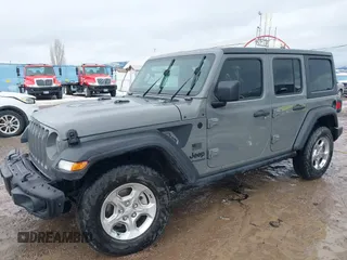2021 Jeep Wrangler Unlimited Willys with VIN 1C4HJXDN6MW664417, listed as a IAAI auction lot 41598605 with 37,963 mi miles and . Bid and sale history available at DreamBid. Image 6.