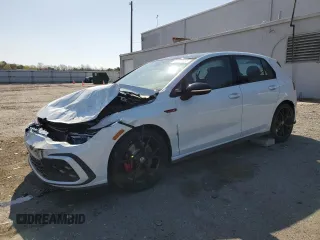 2024 Volkswagen Golf GTI 380 SE with VIN WVW2A7CD1RW232694, listed as a Copart auction lot 51478955 with 1,597 mi miles and Salvage Title. Bid and sale history available at carsss.com. Image 1.