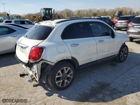 2017 FIAT 500X Urbana Edition with VIN ZFBCFXCBXHP532668, listed as a Copart auction lot 78055814 with 68,388 mi miles and Salvage Title. Bid and sale history available at carsss.com. Image 3.