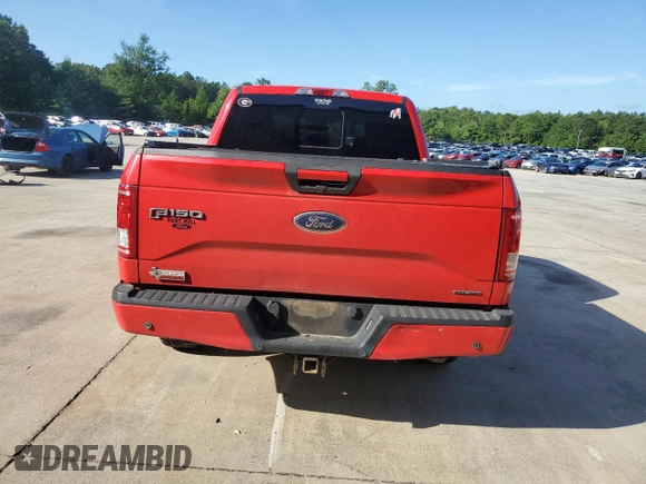2016 Ford F-150 XL with VIN 1FTEW1CFXGKD14845, listed as a Copart auction lot 60983275 with 197,236 mi miles and Clean title. Bid and sale history available at DreamBid. Image 6.