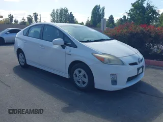 2011 Toyota Prius I with VIN JTDKN3DU4B5333672, listed as a IAAI auction lot 41967609 with 127,296 mi miles. Bid and sale history available at carsss.com. Image 1.
