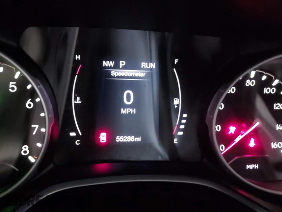 2020 Jeep Compass Latitude with VIN 3C4NJDBB1LT164874, listed as a IAAI auction lot 41364362 with 55,286 mi miles and . Bid and sale history available at DreamBid. Image 15.