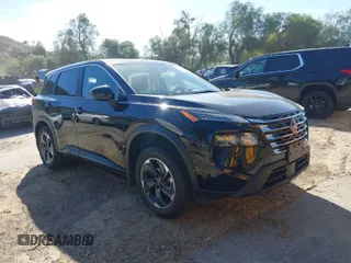 2024 Nissan Rogue SV with VIN JN8BT3BA6RW351100, listed as a IAAI auction lot 41605668 with 8,199 mi miles and . Bid and sale history available at carsss.com. Image 1.