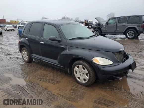 2005 Chrysler PT Cruiser Touring with VIN 3C8FY58BX5T556072, listed as a Copart auction lot 43226245 with 126,418 mi miles and Salvage Title. Bid and sale history available at carsss.com. Image 4.
