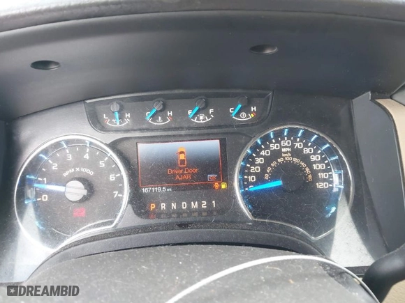 2013 Ford F-150 XL with VIN 1FTNF1EF3DKF30223, listed as a IAAI auction lot 41905682 with 167,119 mi miles. Bid and sale history available at carsss.com. Image 7.