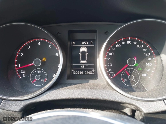 2013 Volkswagen GTI with VIN WVWHV7AJ2DW129476, listed as a IAAI auction lot 41716090 with 132,996 mi miles. Bid and sale history available at carsss.com. Image 7.
