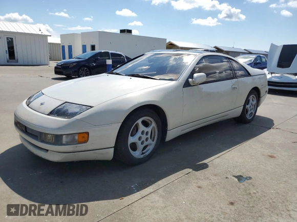 1991 Nissan 300ZX z VIN JN1RZ26H3MX504127, wystawiony jako Copart lot #74052424 z przebiegiem 48 904 mil mil oraz Szkody całkowita. Historia ofert i sprzedaży dostępna na DreamBid. Obrazek 1.
