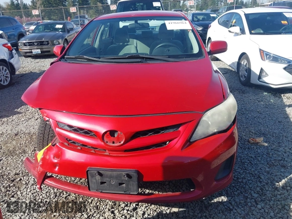 2011 Toyota Corolla L with VIN 2T1BU4EE2BC634962, listed as a IAAI auction lot 41966964 with 165,115 mi miles. Bid and sale history available at carsss.com. Image 13.