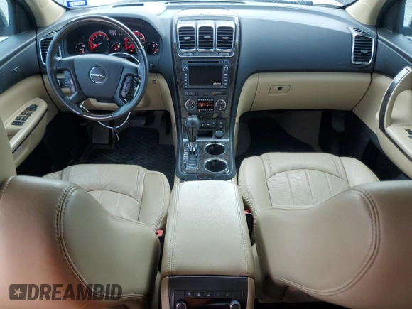 2012 GMC Acadia Denali z VIN 1GKKVTED7CJ264147, wystawiony jako Copart lot #51381255 z przebiegiem 113 242 mil mil oraz Czysty tytuł • Clean title. Historia ofert i sprzedaży dostępna na DreamBid. Obrazek 8.