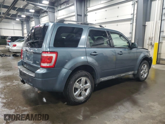 2010 Ford Escape Limited with VIN 1FMCU0EG8AKA54266, listed as a Copart auction lot 59367135 with 123,598 mi miles and Salvage title. Bid and sale history available at DreamBid. Image 3.