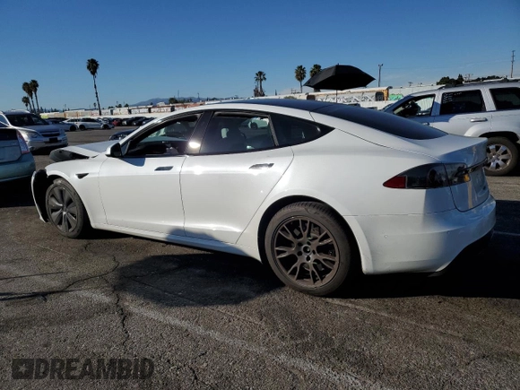2022 Tesla Model S with VIN 5YJSA1E59NF469984, listed as a Copart auction lot 38543354 with Not provided miles and . Bid and sale history available at DreamBid. Image 2.