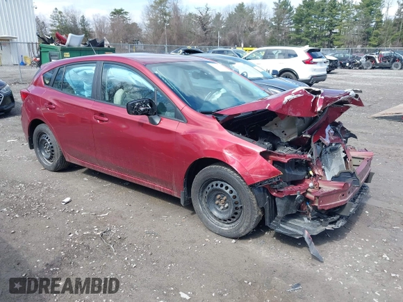 2019 Subaru Impreza z VIN 4S3GTAA63K3759760, wystawiony jako IAAI lot #42037192 z przebiegiem 84 373 mil mil oraz . Historia ofert i sprzedaży dostępna na DreamBid. Obrazek 1.
