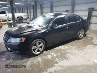 2014 Volkswagen Passat Wolfsburg Ed with VIN 1VWAS7A37EC027599, listed as a Copart auction lot 45901095 with 146,224 mi miles and Clean Title. Bid and sale history available at carsss.com. Image 1.