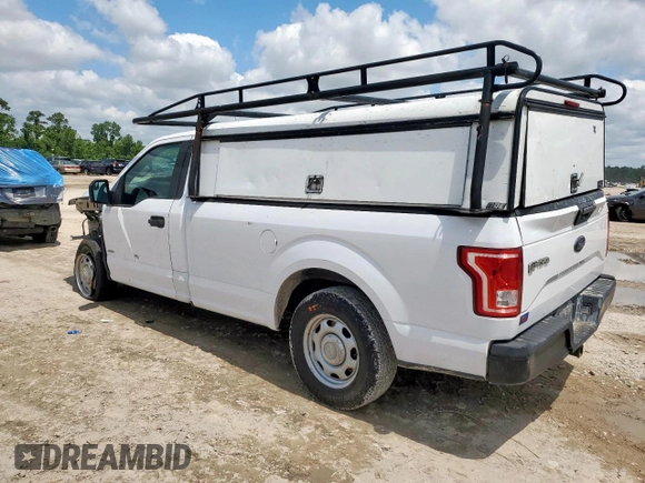2016 Ford F-150 XL with VIN 1FTNF1CG0GKD81110, listed as a Copart auction lot 57208315 with 211,574 mi miles and Salvage title. Bid and sale history available at DreamBid. Image 2.