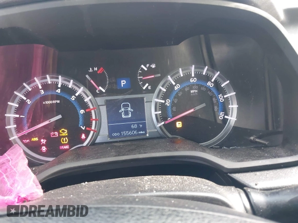2017 Toyota 4Runner SR5 with VIN JTEZU5JR7H5162840, listed as a IAAI auction lot 42155306 with 155,606 mi miles and . Bid and sale history available at DreamBid. Image 7.