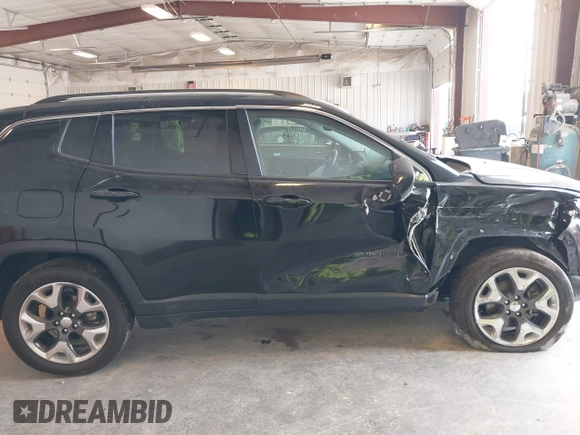 2019 Jeep Compass Limited with VIN 3C4NJDCB3KT646226, listed as a IAAI auction lot 42406026 with 34,494 mi miles and . Bid and sale history available at DreamBid. Image 13.