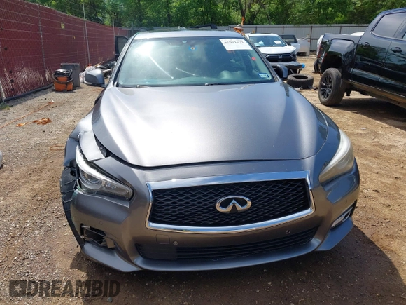 2016 Infiniti Q50 3.0t Premium with VIN JN1EV7AP4GM304093, listed as a IAAI auction lot 42021671 with 61,581 mi miles. Bid and sale history available at carsss.com. Image 12.
