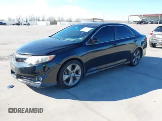 2012 Toyota Camry SE with VIN 4T1BK1FK1CU500307, listed as a IAAI auction lot 41267919 with 159,889 mi miles. Bid and sale history available at carsss.com. Image 2.