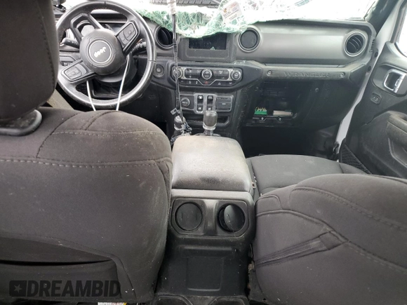 2022 Jeep Wrangler Sport S with VIN 1C4GJXAG3NW151208, listed as a Copart auction lot 51785434 with Not provided miles and Non repairable. Bid and sale history available at DreamBid. Image 8.