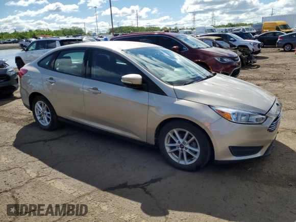 2017 Ford Focus SE with VIN 1FADP3F29HL315368, listed as a Copart auction lot 58375375 with 44,943 mi miles and Clean title. Bid and sale history available at DreamBid. Image 4.