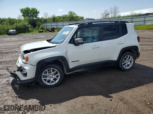 2021 Jeep Renegade Limited with VIN ZACNJDD12MPM95053, listed as a Copart auction lot 60344415 with 37,415 mi miles and Salvage title. Bid and sale history available at DreamBid. Image 1.