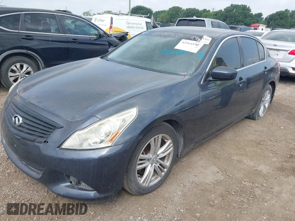 2012 Infiniti G37 Journey with VIN JN1CV6AP4CM627295, listed as a IAAI auction lot 42164198 with 185,971 mi miles. Bid and sale history available at carsss.com. Image 2.