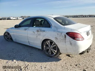 2018 Mercedes-Benz C-Class C 300 with VIN 55SWF4JB2JU260465, listed as a Copart auction lot 42443375 with 109,696 mi miles and Salvage Title. Bid and sale history available at carsss.com. Image 2.