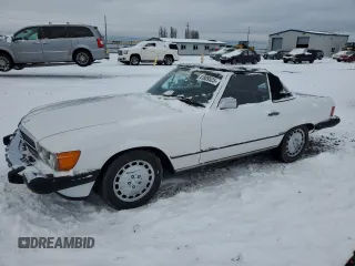 1986 Mercedes-Benz 560 with VIN WDBBA48D8GA042178, listed as a Copart auction lot 41809525 with 80,788 mi miles and Salvage Title. Bid and sale history available at carsss.com. Image 1.