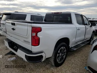 2024 Chevrolet Silverado 1500 High Country with VIN 1GCUDJEL2RZ163370, listed as a Copart auction lot 77587014 with Not Provided miles and Salvage Title. Bid and sale history available at DreamBid. Image 3.