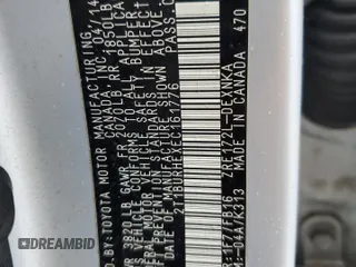 2014 Toyota Corolla L with VIN 2T1BURHEXEC161776, listed as a Copart auction lot 61226005 with 205,169 mi miles and Salvage title. Bid and sale history available at DreamBid. Image 12.
