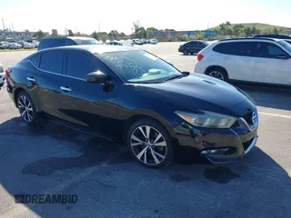 2016 Nissan Maxima Platinum with VIN 1N4AA6AP8GC441759, listed as a IAAI auction lot 41427799 with 135,564 mi miles and . Bid and sale history available at DreamBid. Image 1.