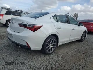 2019 Acura ILX w/Premium Pkg with VIN 19UDE2F7XKA004638, listed as a Copart auction lot 50988115 with 50,893 mi miles and Salvage Title. Bid and sale history available at carsss.com. Image 3.