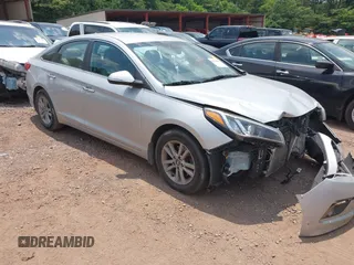 2015 Hyundai Sonata Eco z VIN 5NPE24AA6FH129306, wystawiony jako IAAI lot #42344689 z przebiegiem 135 738 mil mil oraz . Historia ofert i sprzedaży dostępna na DreamBid. Obrazek 1.