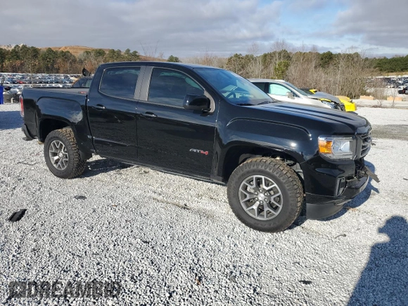 2022 GMC Canyon 4WD AT4 w/Cloth with VIN 1GTG6FEN2N1240091, listed as a Copart auction lot 85764964 with 25,881 mi miles and Salvage Title. Bid and sale history available at carsss.com. Image 4.