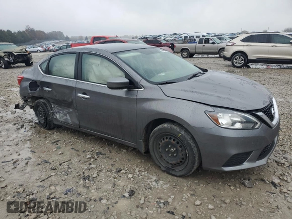 2019 Nissan Sentra SV with VIN 3N1AB7AP3KY386296, listed as a Copart auction lot 47259345 with 68,690 mi miles and Salvage Title. Bid and sale history available at DreamBid. Image 4.