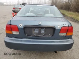 1997 Honda Civic DX with VIN JHMEJ6628VS031179, listed as a Copart auction lot 47281135 with 275,267 mi miles and Salvage Title. Bid and sale history available at DreamBid. Image 6.