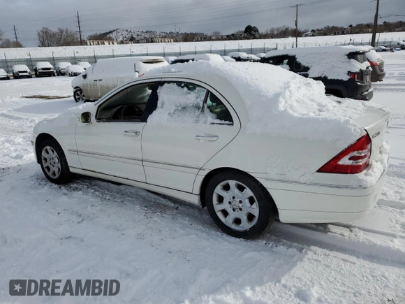 2005 Mercedes-Benz C 240 with VIN WDBRF81J45F634085, listed as a Copart auction lot 46106315 with 155,017 mi miles and Salvage Title. Bid and sale history available at DreamBid. Image 2.