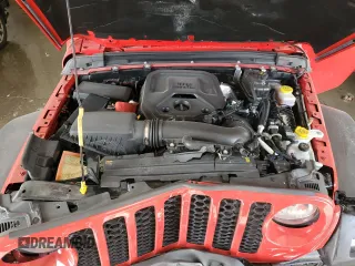 2024 Jeep Wrangler Sport S with VIN 1C4PJXDN5RW210582, listed as a Copart auction lot 47043845 with 18,593 mi miles and Salvage title. Bid and sale history available at DreamBid. Image 12.