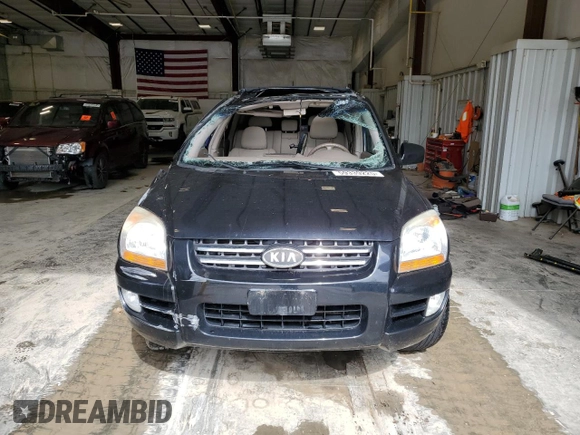 2006 Kia Sportage LX with VIN KNDJE723567251425, listed as a Copart auction lot 59339225 with 156,958 mi miles and Non repairable. Bid and sale history available at DreamBid. Image 5.