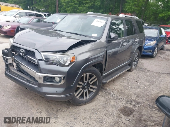 2014 Toyota 4Runner SR5 with VIN JTEZU5JR3E5065811, listed as a IAAI auction lot 42107883 with 283,157 mi miles and . Bid and sale history available at DreamBid. Image 17.