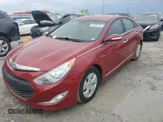 2012 Hyundai Sonata Hybrid with VIN KMHEC4A40CA057010, listed as a Copart auction lot 50330155 with 154,040 mi miles and Salvage Title. Bid and sale history available at DreamBid. Image 1.