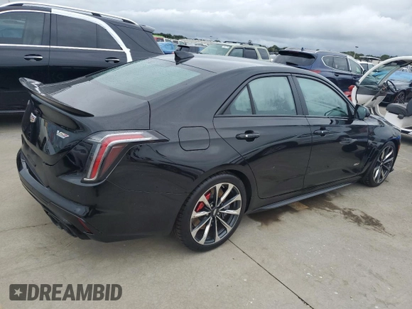 2023 Cadillac CT4-V Blackwing z VIN 1G6DL5RP9P0460034, wystawiony jako Copart lot #74655204 z przebiegiem Nie podano mil oraz Szkody całkowita. Historia ofert i sprzedaży dostępna na DreamBid. Obrazek 3.