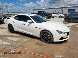 2017 Maserati Ghibli with VIN ZAM57XSA1H1221544, listed as a Copart auction lot 56321215 with 61,008 mi miles and Clean title. Bid and sale history available at DreamBid. Image 4.