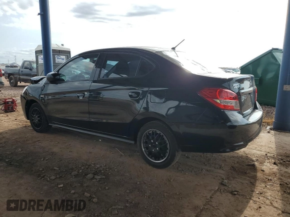2020 Mitsubishi Mirage ES with VIN ML32F3FJ1LHF02312, listed as a Copart auction lot 59637925 with 49,770 mi miles and Salvage title. Bid and sale history available at DreamBid. Image 2.