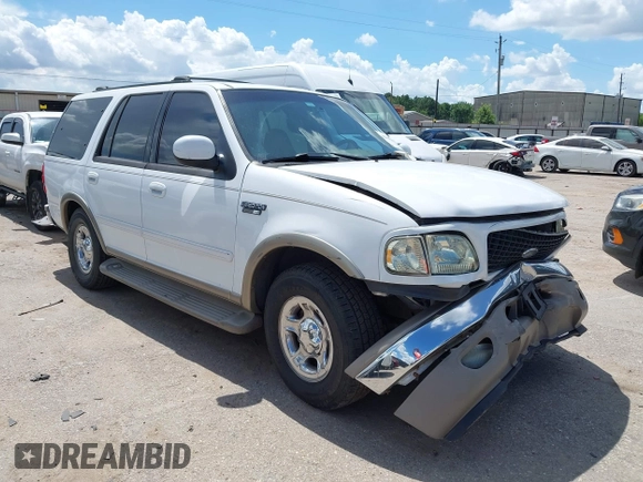 2002 Ford Expedition Eddie Bauer with VIN 1FMRU17L92LA42990, listed as a IAAI auction lot 42566608 with Not provided miles and . Bid and sale history available at DreamBid. Image 1.