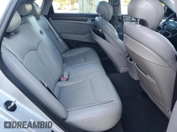2017 Genesis G80 3.8L z VIN KMHGN4JE5HU199418, wystawiony jako Copart lot #88864925 z przebiegiem 126 904 mil mil oraz Szkoda całkowita • Salvage title. Historia ofert i sprzedaży dostępna na DreamBid. Obrazek 10.