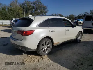 2015 Acura MDX Advance/Entertainment Pkg with VIN 5FRYD3H84FB002247, listed as a Copart auction lot 47773735 with 175,689 mi miles and Salvage Title. Bid and sale history available at carsss.com. Image 3.