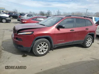 2016 Jeep Cherokee Altitude with VIN 1C4PJMAS9GW174465, listed as a Copart auction lot 46621775 with 157,667 mi miles and Salvage title. Bid and sale history available at DreamBid. Image 1.