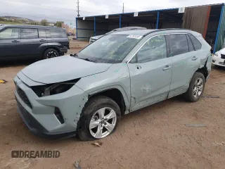 2020 Toyota RAV4 Hybrid XLE with VIN 2T3RWRFV2LW057300, listed as a Copart auction lot 54762655 with 96,624 mi miles and Salvage title. Bid and sale history available at DreamBid. Image 1.